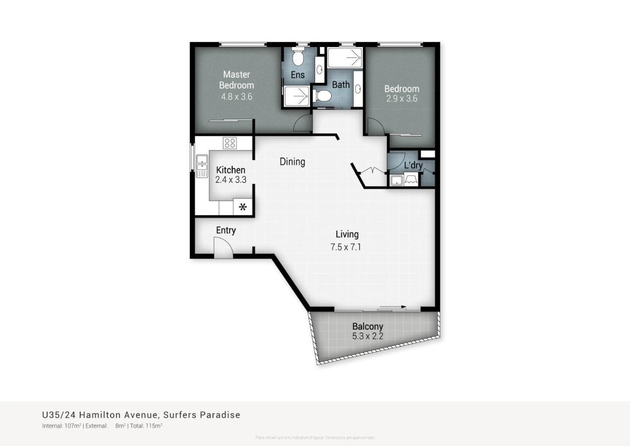 Coco Bella Retreat In Central Surfers - Sleeps 6-8 Gold Coast Extérieur photo